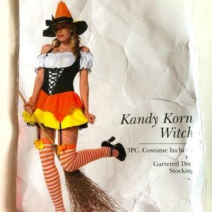 Kandy Korn Witch Costume Leg Avenue Halloween